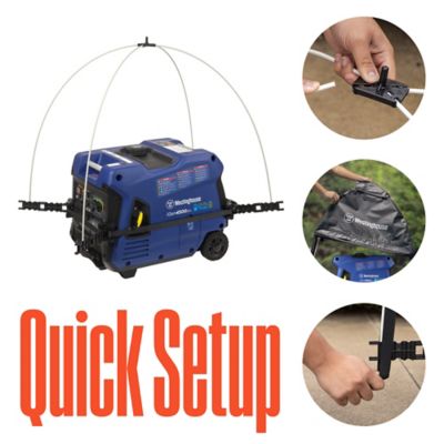 Image showing 5 th Westinghouse Weather Tent Cover for Fully Encased Inverter Portable Generators