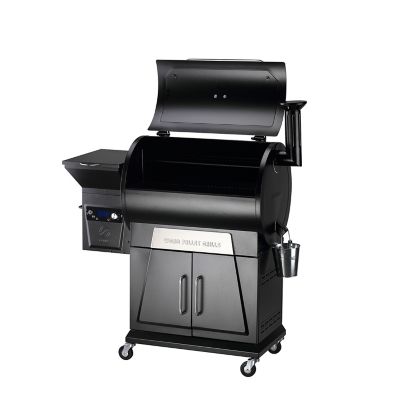 Image showing  694 sq. in. Wood Pellet Grill and Smoker, Black, ZPG-700D3