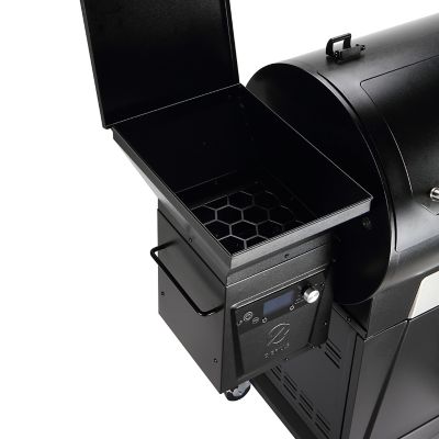 Image showing 5 th Z GRILLS 694 sq. in. Wood Pellet Grill and Smoker, Black, ZPG-700D3