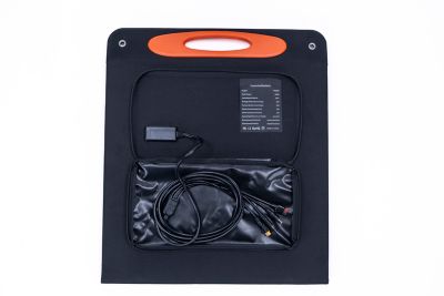 Image showing  ELITE Energy 200 Watt 24 Volt 4-Panel Folding PORTABLE Solar Panel with carry handles - PPS200