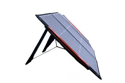 Image showing  ELITE Energy 200 Watt 24 Volt 4-Panel Folding PORTABLE Solar Panel with carry handles - PPS200