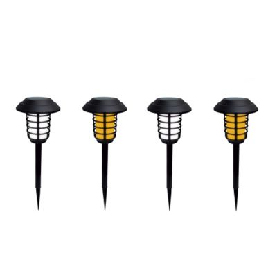 Bell & Howell Solar Lights Pathway Outdoor Lights, Waterproof, Wireless WITH REMOTE (Set of 4) Good lights