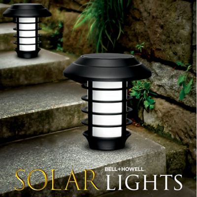 Image showing  21 Lumens Solar Powered Landscape Pathway Lighting 2 Modes LED Path Lights (Set of 2)