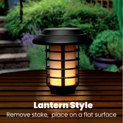 Image showing  21-Lumen Solar-Powered Landscape Path Lights, 2 Modes, Warm Bright Light, 4-Pack