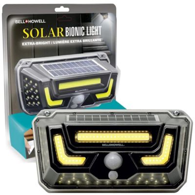 Bell & Howell 330 Lumens 2 Modes Motion Sensor Solar Bionic Wall Light - WARM