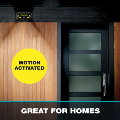 Image showing  330-Lumen Motion Sensor Solar Bionic Wall Light, 2 Modes, Warm Light