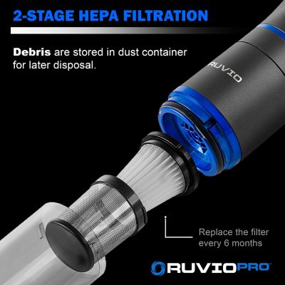 Image showing  Pro 11.1V Cordless HEPA Filter Multisurface Car Handheld Vacuum