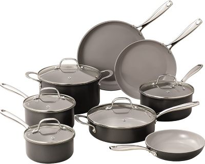 Cuisinart Professional Stainless Steel 13-Piece Cookware Set, Silver