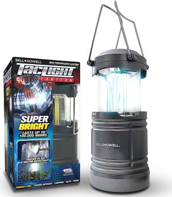 Bell & Howell TacLight Collapsible Lantern - 400 Lumen High Performance Super Bright LED