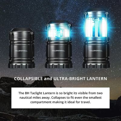 Image showing  400-Lumen TacLight Collapsible Lantern, High Performance Super Bright LED