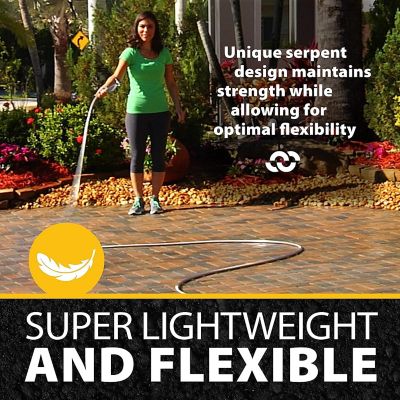 Image showing  5/8 in. x 50 ft. Lightweight Kink-Free Stainless Steel Garden Hose