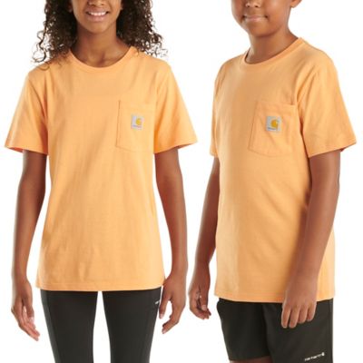 Carhartt Boys' Crew Neck Short-Sleeve Pocket T-Shirt