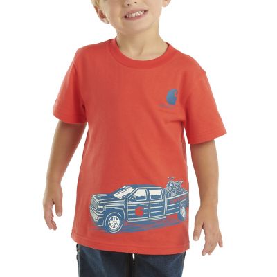 Carhartt Boys' Truck Wrap Crew Neck Short-Sleeve T-Shirt