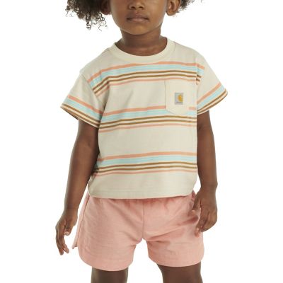 Carhartt Short-Sleeve Stripe Pocket T-Shirt