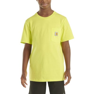 Carhartt Unisex Kids' Graphic Crew Neck Short-Sleeve T-Shirt, Yellow