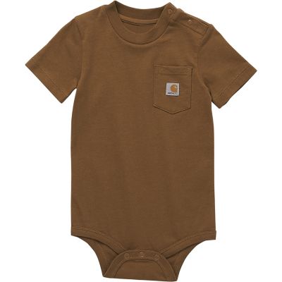Image showing  Short-Sleeve Pocket Bodysuit