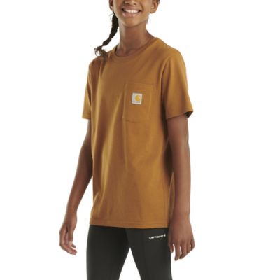 Image showing 4 th Carhartt Boys' Crew Neck Short-Sleeve Pocket T-Shirt