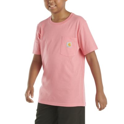 Image showing 2 th Carhartt Boys' Crew Neck Short-Sleeve Pocket T-Shirt