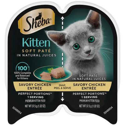 Sheba Kitten Chicken & Salmon Variety pk., 1.3 oz./12