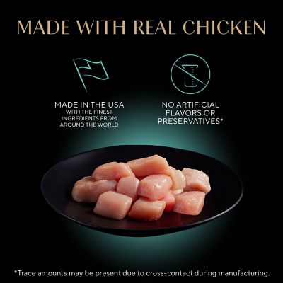 Image showing  Perfect Portions Wet Kitten Food Pate Chicken Entree, Single 2.64 oz