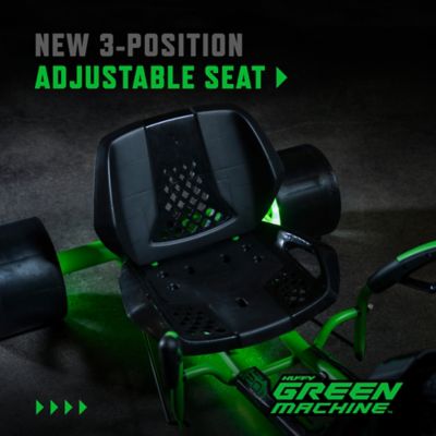 Image showing 7 th Huffy Kids' Unisex 20 in. Green Machine Drift Trike, Green/Black