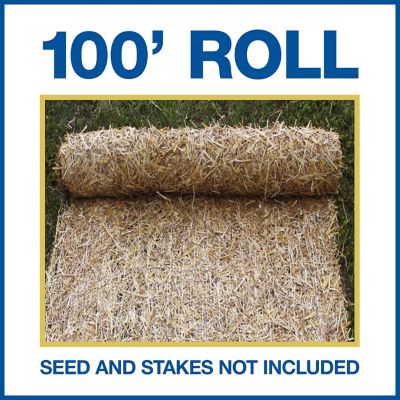 Image showing  6 ft. x 100 ft. Straw Blanket