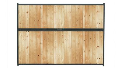 Image showing  12 ft. Side Solid Lumber Kit for Standard 12 ft. Horse Stalls