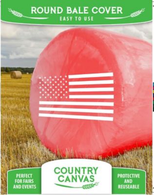 Wohali Holiday Bale Cover, Flag