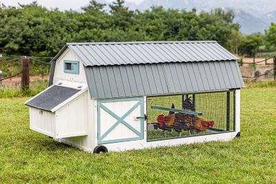 Producer's Pride Farmhouse Tractor Chicken Coop, 4-6 Bird Capacity