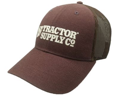 Tractor Supply Trucker Cap With Rubber Logo