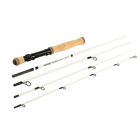 Maxxon Outfitters VERSA 2-IN-1 FLY & SPIN Travel Rod VERSA 7FT 6IN 5PC WHT ROD
