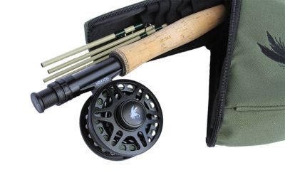 Image showing 4 th Maxxon Fly 8 ft. Passage 4wt Fly Fishing Rod and Reel Combo, 6 pc.
