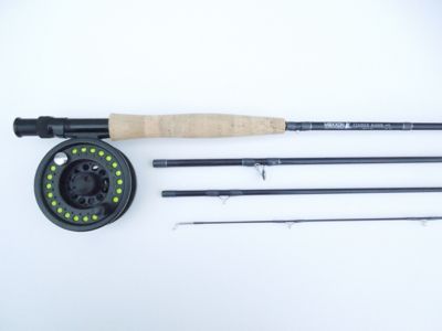 Image showing  9 ft. Timber Hawk 5wt Fly Fishing Rod and Reel Combo, 4 pc.
