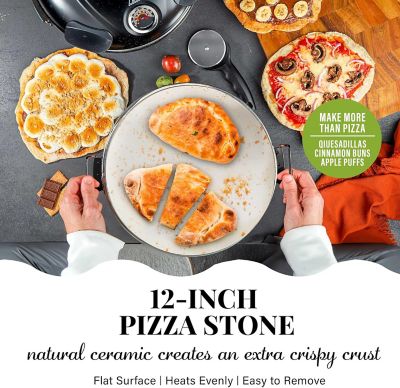 Image showing  Piezano Electric Indoor Pizza Oven with 12 in. Ceramic Stone