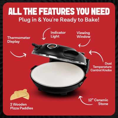 Image showing 5 th Granitestone Piezano Electric Indoor Pizza Oven with 12 in. Ceramic Stone