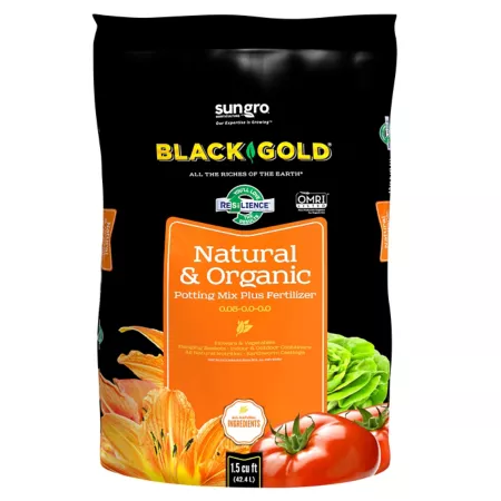 Black Gold 18 sq ft Natural and Organic Potting Soil Potting Soil