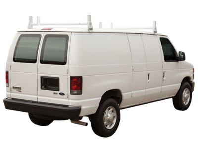 Image showing  600 lb. Capacity Van Ladder Rack Set, 2 Bars And 2 Clamps