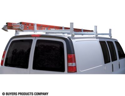 Image showing  600 lb. Capacity Van Ladder Rack Set, 2 Bars And 2 Clamps