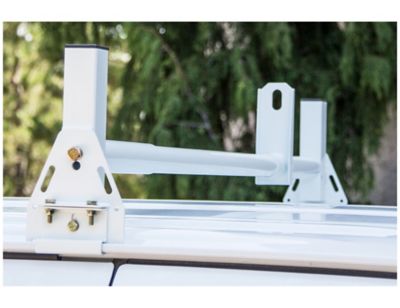 Image showing 5 th Buyers Products 600 lb. Capacity Van Ladder Rack Set, 2 Bars And 2 Clamps
