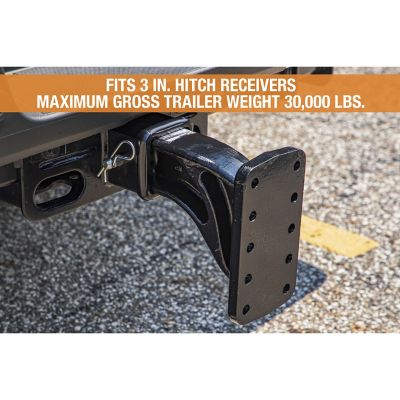 Image showing  3 in. 30,000 lb. Capacity 4-Position Pintle Hitch Mount