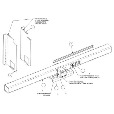 Image showing 5 th Buyers Products 2-1/2 in. Receiver 20,000 lb. Capacity Class 5 Service Body Hitch Receiver