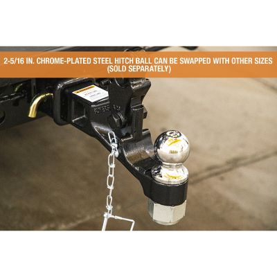 Image showing 8 th Buyers Products 2-1/2 in. Receiver-Mounted Combination Hitch with 2-5/16 in. Ball, 12-Ton Capacity