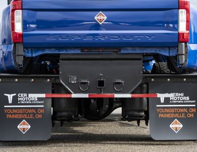 Image showing 6 th Buyers Products Hitch Plate wit Receiver for GMC/Chevy/International 4500-6500 (2019+), Bottom Channel