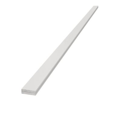 UFP-Edge 1 in. x 4 in. x 8 ft. Timeless Smooth Pine Trim (Primed White) (2-Pack)