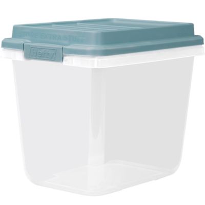 HEFTY 32 qt. Hi Rise Clear Bin