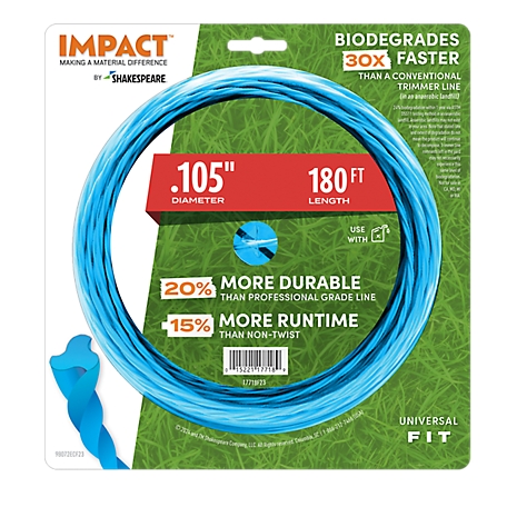Shakespeare Impact 0.105 in. x 180 ft. Trimmer Line