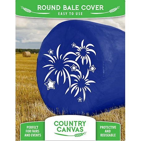 Wohali Holiday Bale Cover, Fireworks