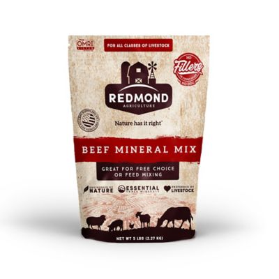 Redmond Beef Mineral Mix Cattle Feed, 5 lb. Bag