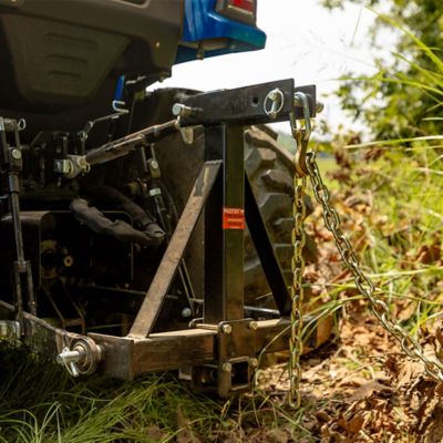 Image showing  Heavy-Duty 3-Point Log Skidder Deluxe With Chain and Bonus 2 in. Receiver Hitch