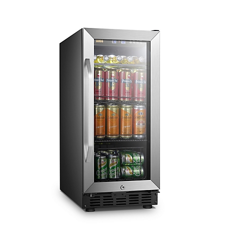 Lanbo Single Zone (Built In or Freestanding) Compressor Beverage Cooler, 76 Can Capacity